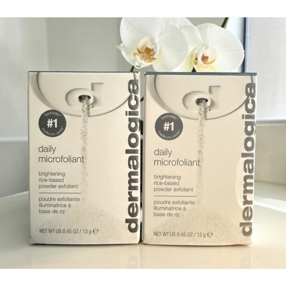 2 x DERMALOGICA Daily Microfoliant .45 oz / 13 g (Large Travel Size) NIB/SEALED
